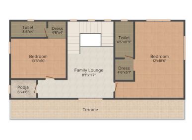 3 BHK Square Avasa Villa 2100 Sq.ft - 3300 sq.ft in Tukkuguda