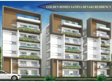 2 BHK Flat Golden sathya devaki residency - LB Nagar