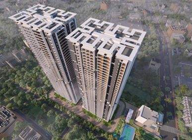 3 BHK flats for sale at Candeur Twins Heights in Miyapur