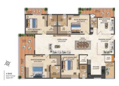 2 BHK flat Primark Northwave for sale in Suraram