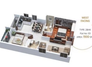 2 BHK flat Rayala Sai Empire 02 for sale in Suraram