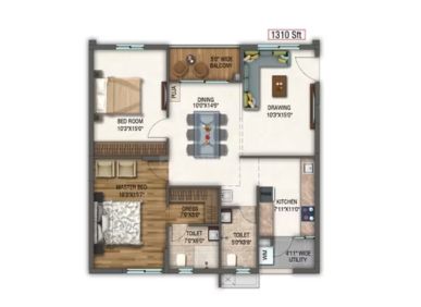 2 BHK Aavasa Emerald - Lb Nagar