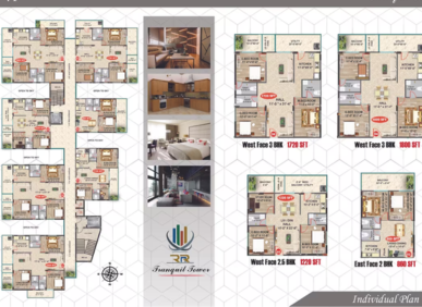 3 BHK at RNR Tranquil Tower in Mehdipatnam