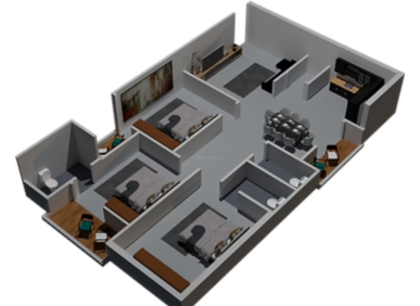 2 BHK at Project Aadhvaya in Meerpet