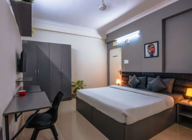 1 BHK Coliving room for rent in 3 BHK Flat Kondapur