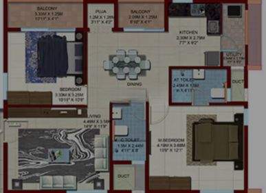 3BHK Flats for Sale at Candeur 340 in Miyapur